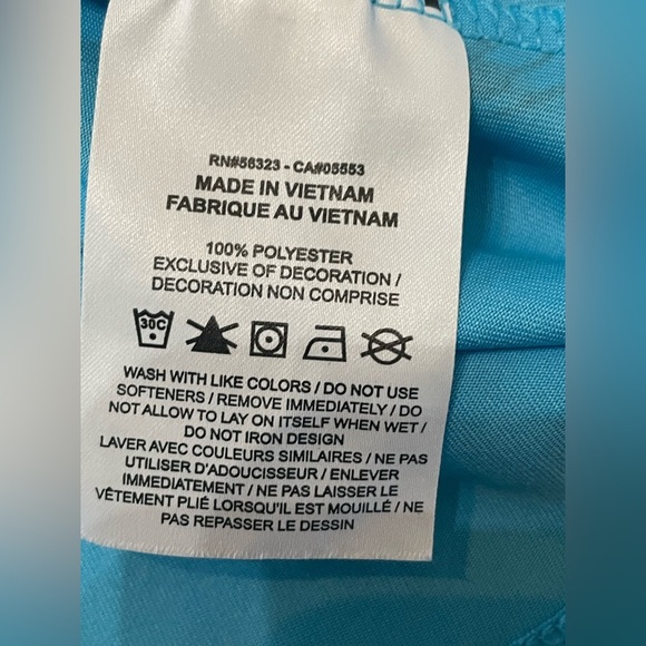 Nike Aqua Blue Athletic Tank Size Large - Picture 7 of 7